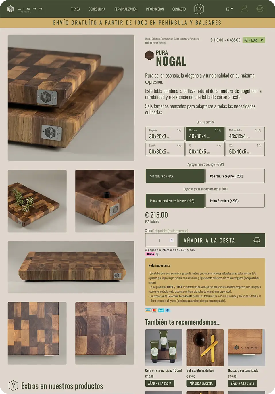Página web Ligna