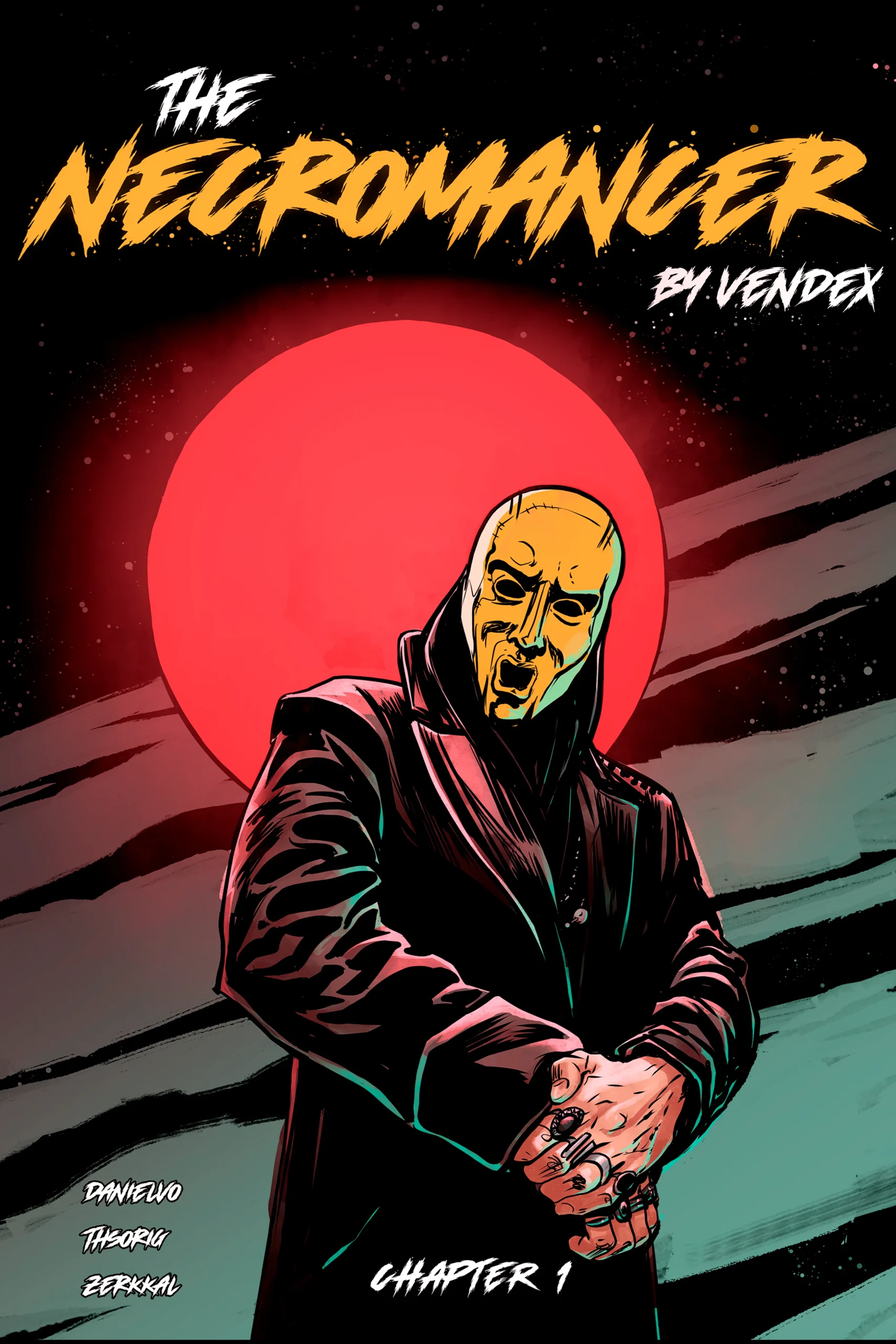 Diseño de guion comic Vendex The necromancer