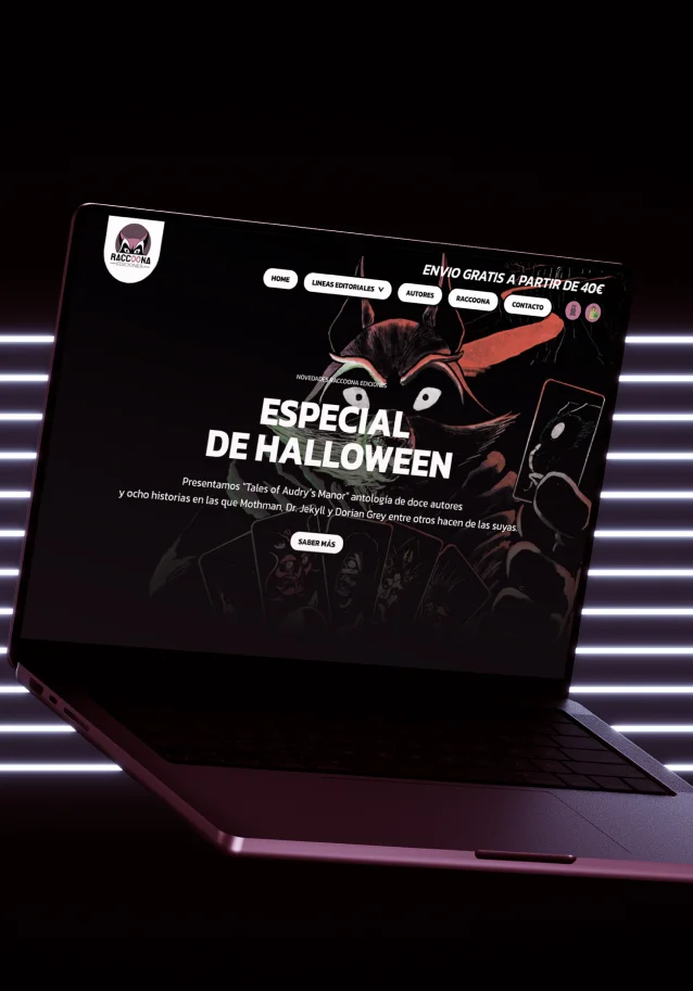 Raccoona Ediciones Mockup