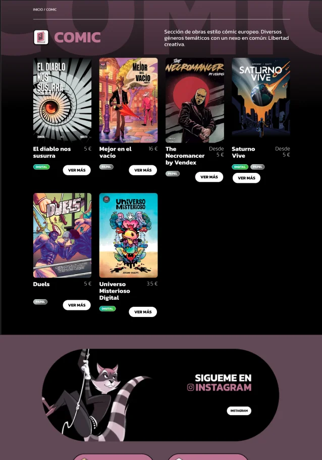 Diseño web Raccoona Ediciones