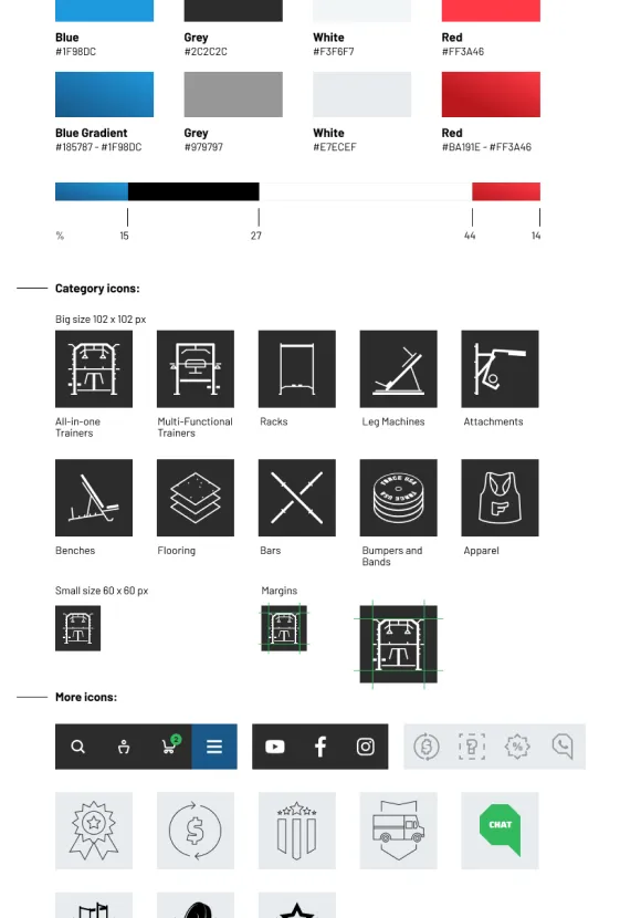 Manual de estilo Web Icon Set