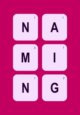 Naming y diseño de marca scrabble